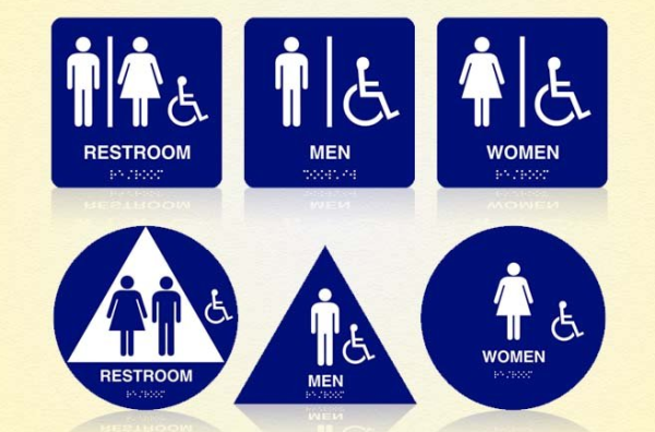 ADA Title 24 Restroom Signs