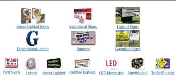 Business Advertising Sample Signs resized 600
