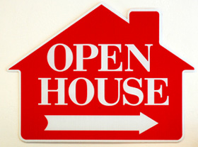 Open House Sign Image