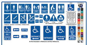 Types of ADA Compliance Signs California