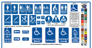 Types of ADA Signs Los Angeles