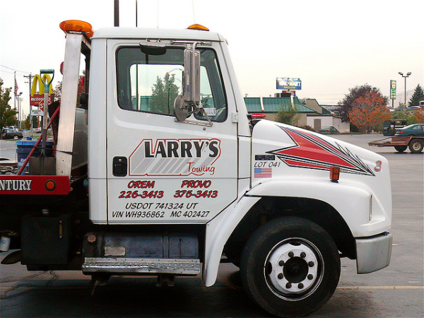 CA DOT Vinyl Truck Lettering