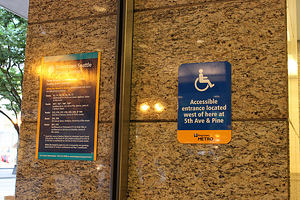 Should ADA Signs be Hung on Doors in LA