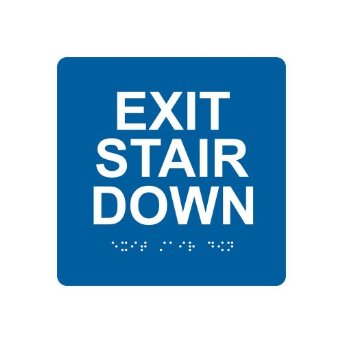 ADA Stairwell signs Los Angles