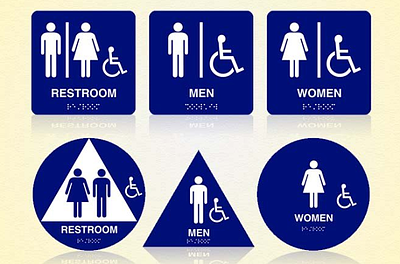 ADA Signs for Restrooms in Los Angeles