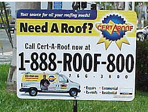 Contractor Lawn Signs Burbank CA