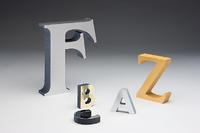 Foam Metal Letters 