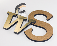 Metal Laminate Letters