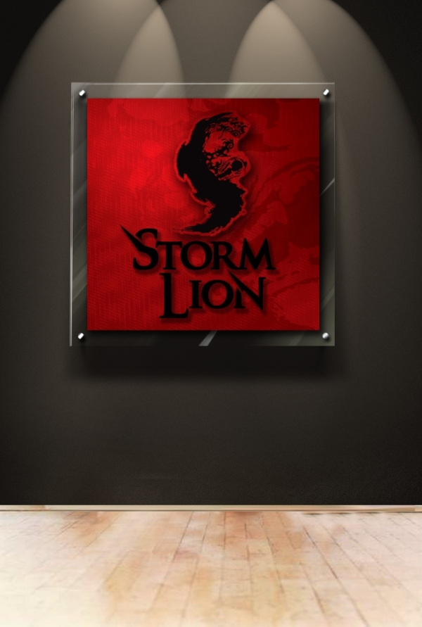 Storm Lion Lobby Sign