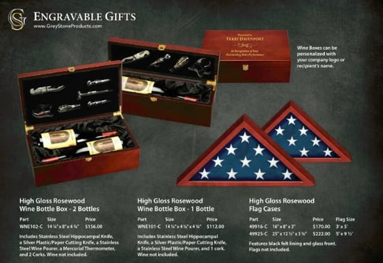 Buy laser engraved gift sets online! Shipped Nationwide!