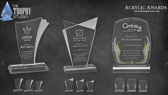 Engraved Salesperson Awards Los Angeles