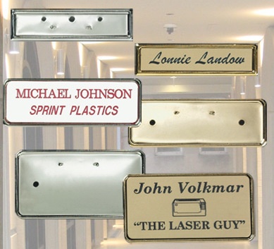 Laser Engraved Metal Badge Frames Los Angeles