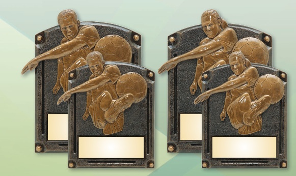 Laser Engraved Soccer Plaques Los Angeles