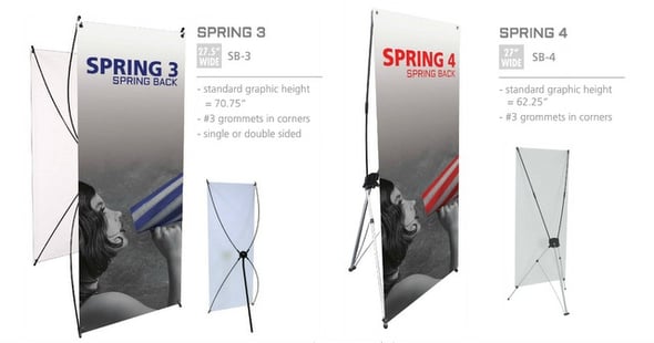 Budget Friendly Spring Back Trade Show Banners for Los Angeles