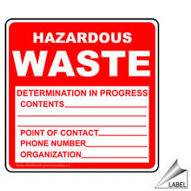Hazardous Waste Signs Burbank CA