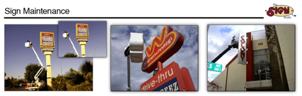 Sign Repairs Los Angeles County CA