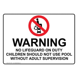 Swimming Pool Safety Signs Burbank CA