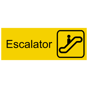 Escalator Safety Signs Los Angeles