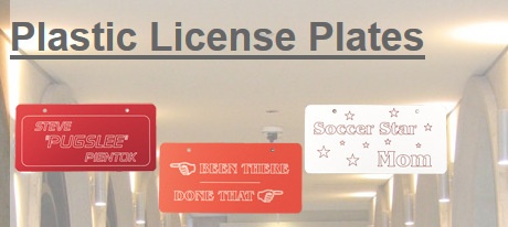 Laser Engraved License Plates Los Angeles