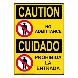 Bilingual Safety Signs for Los Angeles
