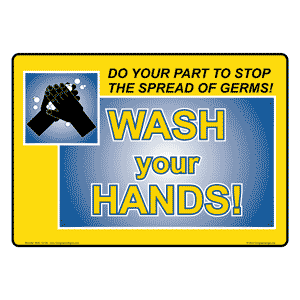 Handwashing signs for Los Angeles